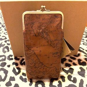 NWT PATRICIA NASH PERTINA FRAME SIGMAPRINT LEATHER CROSSBODY BAG